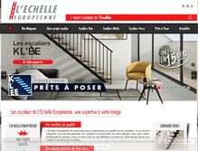 Tablet Screenshot of escaliers-echelle-europeenne.com